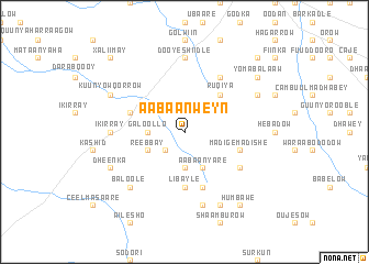 map of Aabaan Weyn