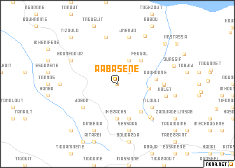 map of Aabasene