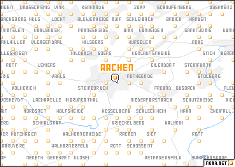map of Aachen