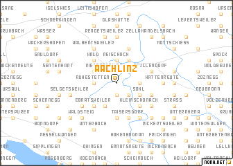 map of Aach-Linz