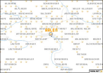 map of Aalen