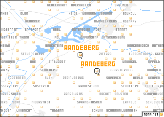 map of Aan de Berg