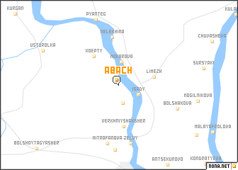 map of Abach