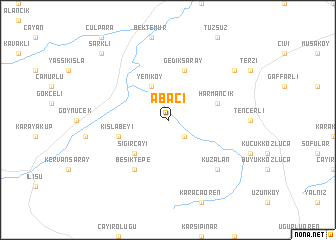 map of Abacı