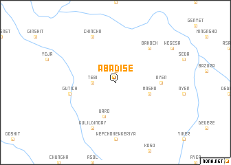map of Ābadisē
