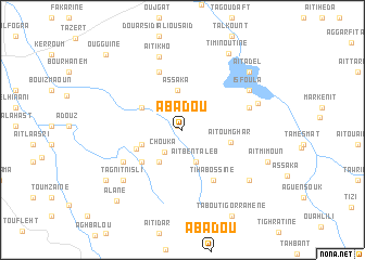 map of Abadou