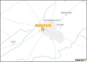 map of Ābādpura