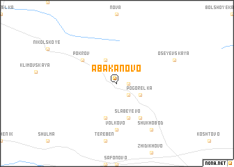 map of Abakanovo