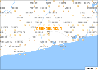 map of Abakanunkun