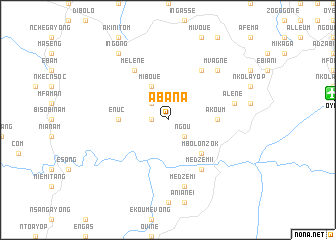 map of Abana