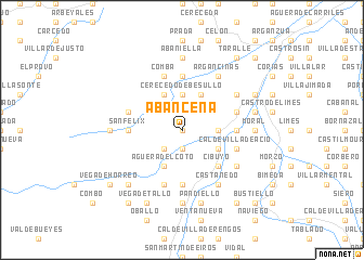 map of Abanceña