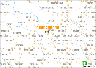 map of Abang-abang