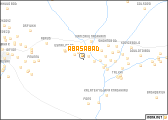 map of ‘Abas̄ābād