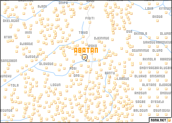 map of Abatan