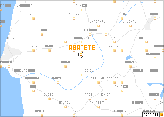 map of Abatete