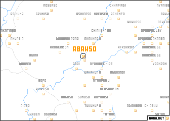 map of Abawso