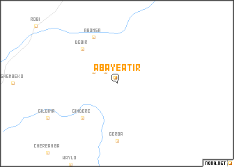 map of Ābaye Ātʼir