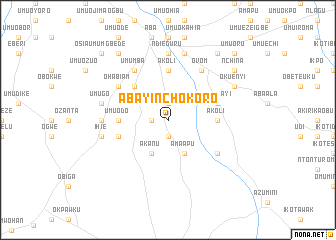 map of Abayi Nchokoro