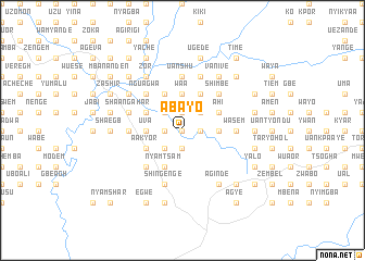 map of Abayo