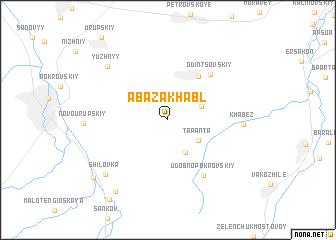 map of Abaza-Khabl\