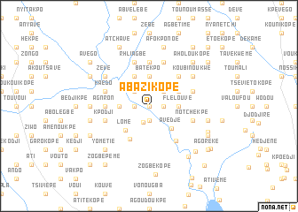 map of Abazikopé