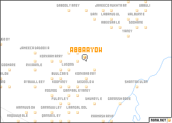 map of Abbaayow