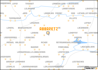 map of Abbaretz