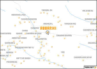 map of Āb Bārīkī