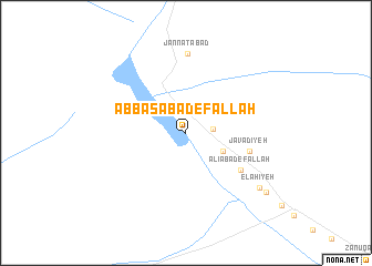 map of ‘Abbāsābād-e Fallāḩ