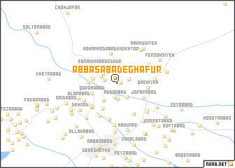 map of ‘Abbāsābād-e Ghafūr