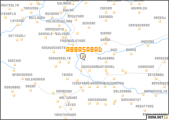 map of ‘Abbāsābād