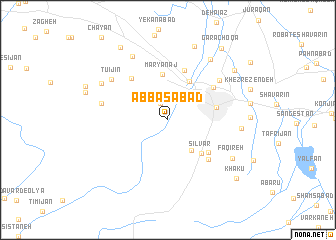 map of ‘Abbāsābād