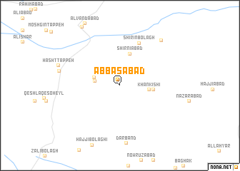 map of ‘Abbāsābād