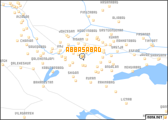 map of ‘Abbāsābād