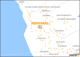 map of Abbāsābād