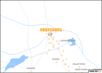 map of ‘Abbāsābād
