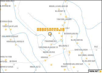 map of ‘Abbās ar Rājib