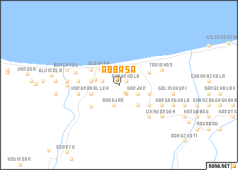 map of ‘Abbāsā