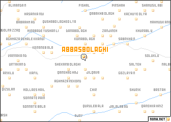 map of ‘Abbās Bolāghī