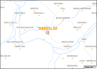 map of Abbaslar