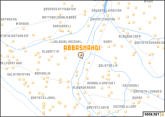 map of ‘Abbās Mahdī