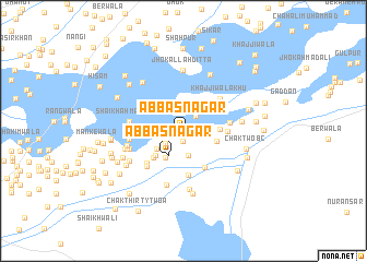 map of Abbāsnagar