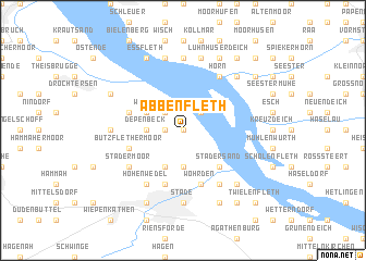 map of Abbenfleth