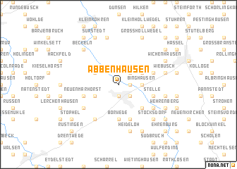 map of Abbenhausen