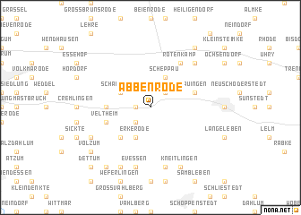 map of Abbenrode