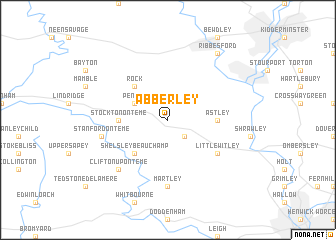 map of Abberley