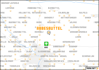 map of Abbesbüttel