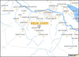 map of ‘Abd al Ghanī