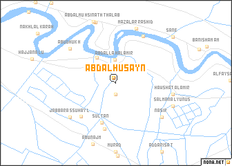 map of ‘Abd al Ḩusayn