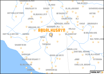 map of ‘Abd al Ḩusayn
